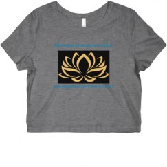 Ladies Slim Fit Crop Top Tee