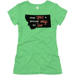 Ladies Slim Fit Super Soft Triblend Tee