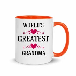 11oz Ceramic Mug with Color Inside