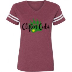 Ladies Relaxed Fit Vintage Sports Tee