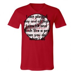 Unisex V-Neck Jersey Tee