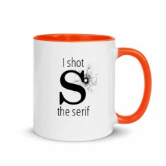 11oz Ceramic Mug with Color Inside