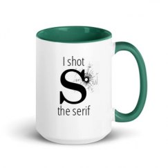 15oz Ceramic Mug with Color Inside