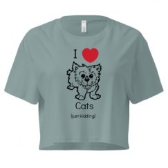 Ladies Festival Cali Crop Top Tee