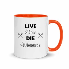 11oz Ceramic Mug with Color Inside