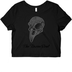 Ladies Slim Fit Crop Top Tee