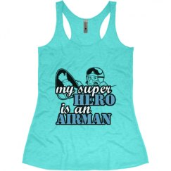 Ladies Slim Fit Super Soft Racerback Triblend Tank