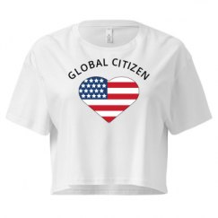 Ladies Festival Cali Crop Top Tee