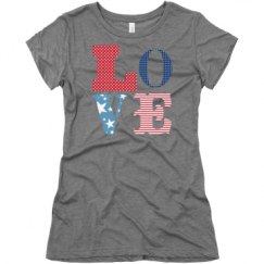 Ladies Slim Fit Super Soft Triblend Tee