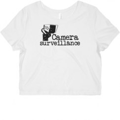 Ladies Slim Fit Crop Top Tee