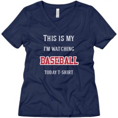 Ladies Relaxed Fit V-Neck Tee