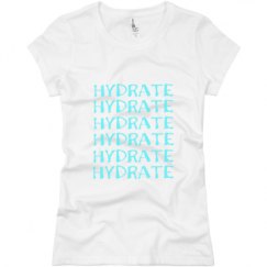 Ladies Slim Fit Basic Promo Jersey Tee