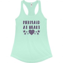 mermaid at heart tank top