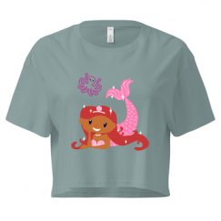 Ladies Festival Cali Crop Top Tee