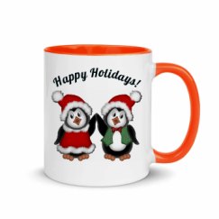 11oz Ceramic Mug with Color Inside