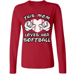 Ladies Relaxed Fit Basic Long Sleeve Tee