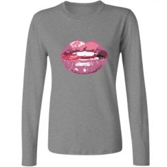 Ladies Relaxed Fit Basic Long Sleeve Tee