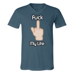 Unisex V-Neck Jersey Tee