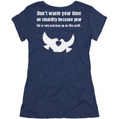 Ladies Slim Fit Super Soft Triblend Tee