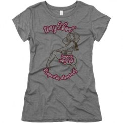 Ladies Slim Fit Super Soft Triblend Tee
