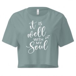 Ladies Festival Cali Crop Top Tee