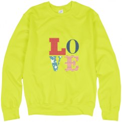 Unisex Neon Crewneck Sweatshirt
