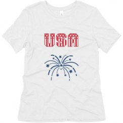 Ladies Relaxed Fit Super Soft Triblend Tee