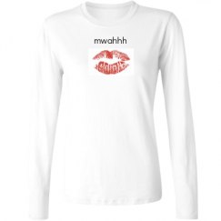 Ladies Relaxed Fit Basic Long Sleeve Tee