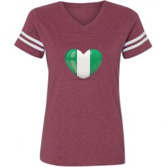 Ladies Relaxed Fit Vintage Sports Tee