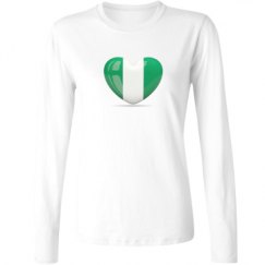 Ladies Relaxed Fit Basic Long Sleeve Tee