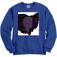 Unisex Film and Foil Crewneck Sweatshirt