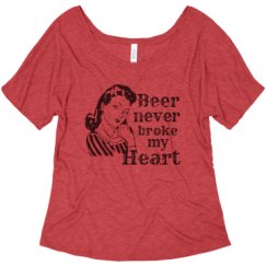 Ladies Flowy Slouchy Tee