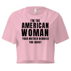 Ladies Festival Cali Crop Top Tee