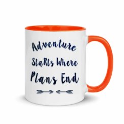 11oz Ceramic Mug with Color Inside