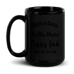 15oz Black Glossy Mug