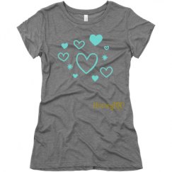 Ladies Slim Fit Super Soft Triblend Tee
