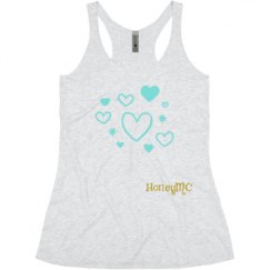 Ladies Slim Fit Super Soft Racerback Triblend Tank