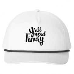 Snapback Five-Panel Rope Hat