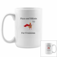 Pizza and Bikinis for Feminism 