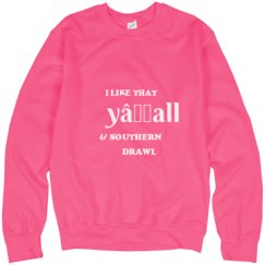 Unisex Neon Crewneck Sweatshirt