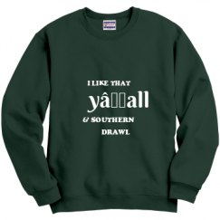 Unisex Film and Foil Crewneck Sweatshirt