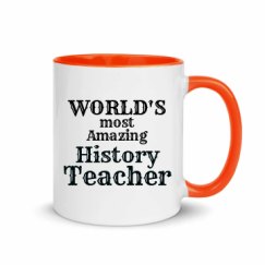 11oz Ceramic Mug with Color Inside