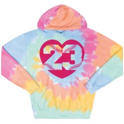 Unisex Tie-Dye Fleece Hoodie