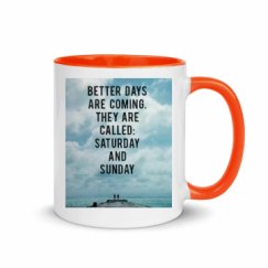 11oz Ceramic Mug with Color Inside