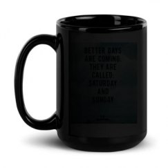 15oz Black Glossy Mug