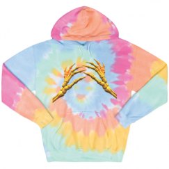 Unisex Tie-Dye Fleece Hoodie