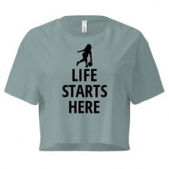 Ladies Festival Cali Crop Top Tee