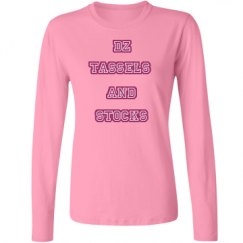 Ladies Relaxed Fit Basic Long Sleeve Tee
