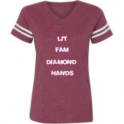 Ladies Relaxed Fit Vintage Sports Tee