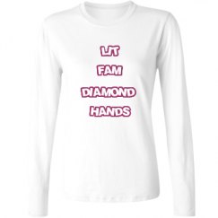 Ladies Relaxed Fit Basic Long Sleeve Tee